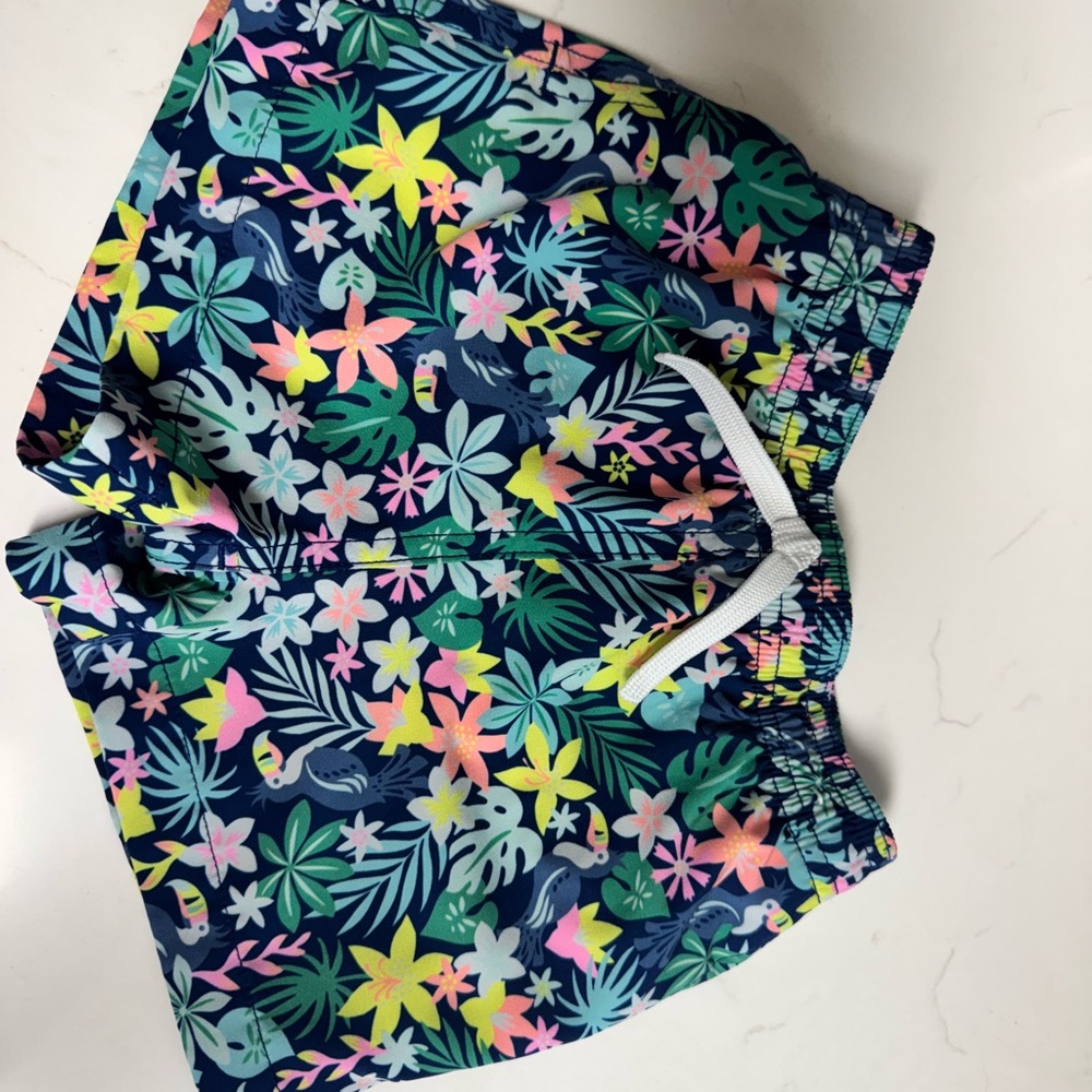 Chubbies Kids Colorful Tropical Swim Shorts